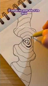 Spiral Doodle Tutorial 😻 Day 3000 #doodlewithnadia #shorts #art #drawing #zentangles