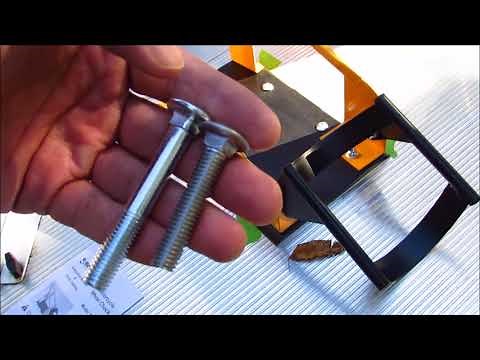 MaxxHaul Motorcycle Wheel Chock install and review