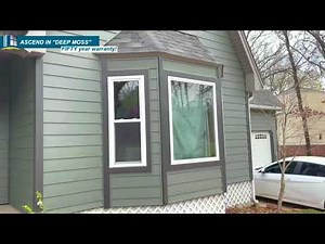 Alside Ascend Siding in Deep Moss