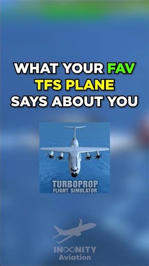 What Your FAV TFS PLANE Says About YOU - Turboprop FS Meme | #TurbopropFlightSimulator #Shorts