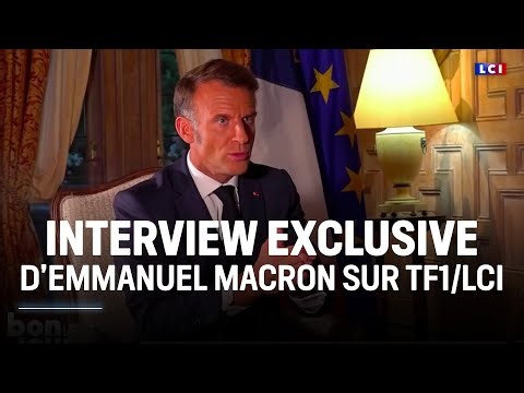 La Russie est "un prédateur, un ogre à nos portes", met en garde Emmanuel Macron sur TF1-LCI