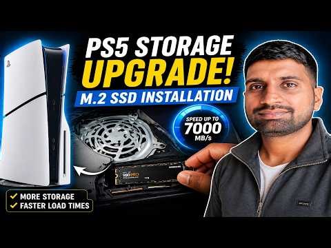 PS5 Storage Upgrade 🔥 M.2 SSD Install | Step by Step (Easy Guide)