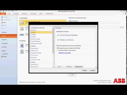 RobotStudio: Activar Licencia