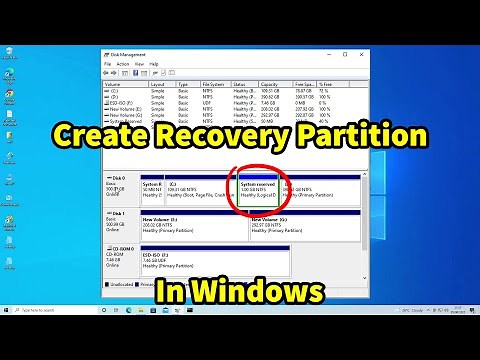 How to Create a Recovery Partition in Windows 10 or 11 pc or Laptop