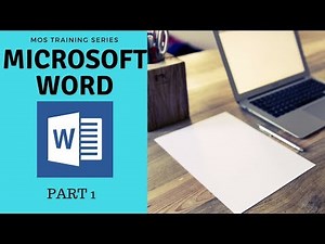 Microsoft Office Specialist Word Core Exam Practice Part 1