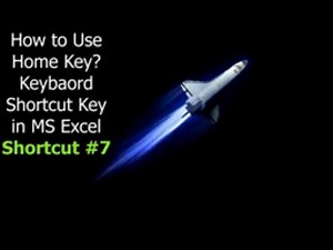 How to Use Home Key in MS Excel ??? | Microsoft-Excel Keyboard Shortcut Keys for Windows 10 & 11