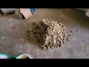 Shredding and making wool pellets, make your own high quality sheep wool pellets