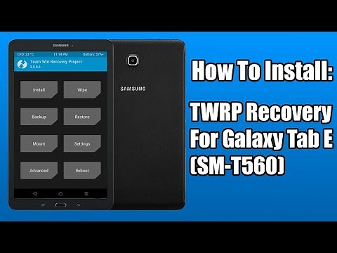 How To Flash TWRP Using Odin | SAMSUNG | SM-T561/SM-T560