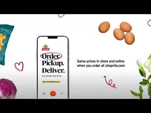 Order. Pick Up. Deliver – Convenience at Your Fingertips! | ShopRite Grocery Stores