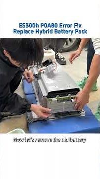 Hybrid Power System Error Fix - LEXUS ES350h hybrid battery pack replacement