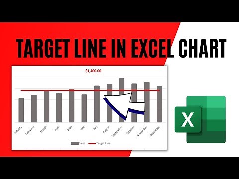 How to Add Target Line in an Excel Chart