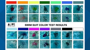 Water safety: Color test reveals the most visible swimsuits underwater