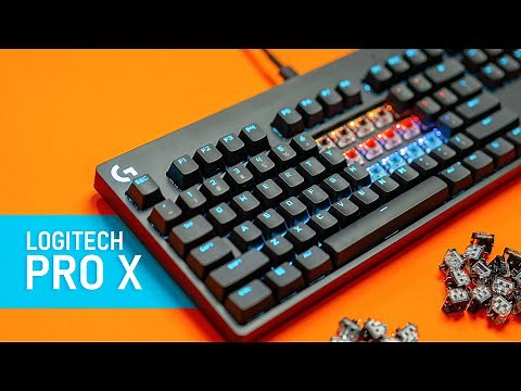 SWAPPABLE Switches! Logitech G PRO X Keyboard Review