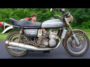 1975 2-Stroke Triple Found In Barn After Sitting 40 Years (INCREDIBLE FIND)