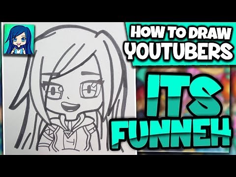 How To Draw ItsFunneh – Youtubers Drawings // Lexton Art