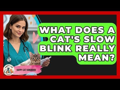 What Does A Cat's Slow Blink Really Mean? - Happy Cat Handbook