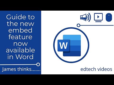 How embed content into a word document