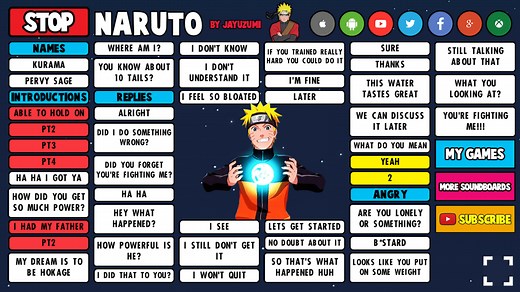 NARUTO SOUNDBOARD