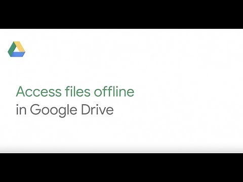 Access files offline in Google Drive