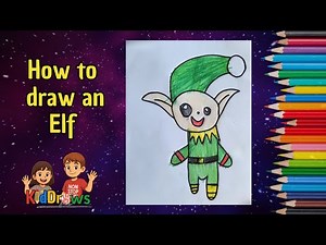 The Elf / How to draw an Elf / Christmas drawing / Elf draw / Kid draws an Elf / Funny Elf drawing
