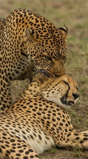 Leopard vs Cheetah in the Maasai Mara