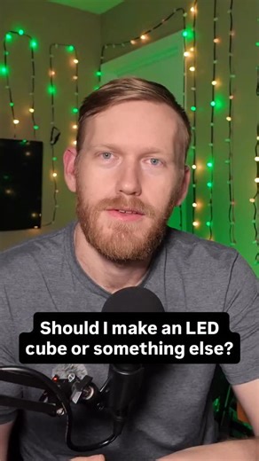 🧊 Building an LED Cube I’ve wanted to build an LED cube forever—and these 8×8 panels make it way easier. Chain them together, add an ESP32, and they act like one giant strand of LEDs ✨🤖 👉 Follow to stay up to date — I’m posting daily #LEDCube #ESP32 #LEDProjects #ElectronicsDIY #MakerLife | Brenden Vogt