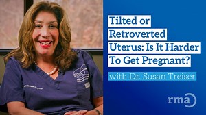 What is a tilted uterus? Does a tilted uterus affect your ability to become pregnant? Susan L. Treiser, MD answers your questions in her latest video! #fertility #fertilityjourney #fertilityawareness #fertilitytips | RMA Network
