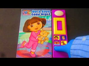 Dora the Explorer "Dora Says Good Night" Play-A-Sound INTERACTIVE