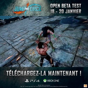 7.6K views · 116 reactions | Téléchargez dès maintenant la beta ouverte de Jump Force ! Cherchez "JUMP FORCE Open Beta" sur le PSN et le XBL pour la télécharger et préparez-vous pour la première session du 18 janvier ! | BANDAI NAMCO Entertainment | Facebook