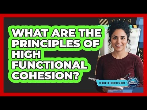 What Are the Principles of High Functional Cohesion?