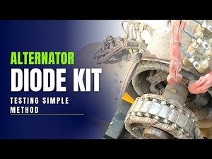 How To Test Alternator Diode Kit With Multimeter | Diode Test
