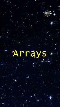 Arrays, Lists and Tuples in 60 Seconds | Learn Programming Faster | Projects Explained