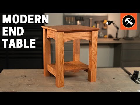 How to Build a Mid-Century Modern End Table | Builder's Studio | Osborne Wood