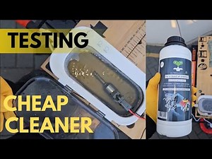 Clean Fuel Injectors with Ultrasonic Cleaner