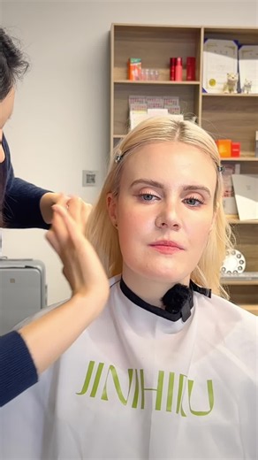 ASMR Korean Stylists Do My Makeup and Hair — Relaxing Makeup ASMR