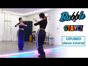 STAYC(스테이씨) 'Bubble' Dance Tutorial | EXPLAINED + Mirrored