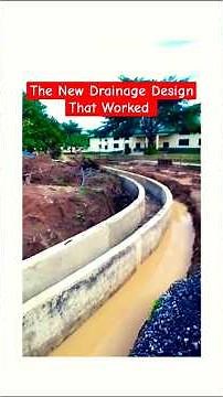 New erosion control method ; will it actually work? #drainage #erosioncontrol