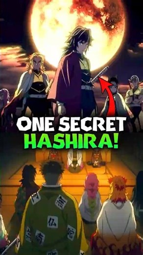 There Is a Secret Hashira in Demon Slayer! Demon Slayer Explained #shorts #demonslayer