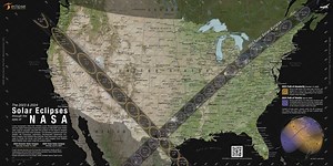NASA's 2023 and 2024 Solar Eclipse Map - NASA Science
