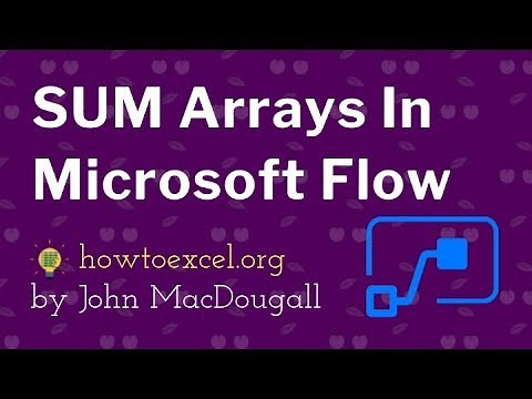 SUM Arrays In Microsoft Flow