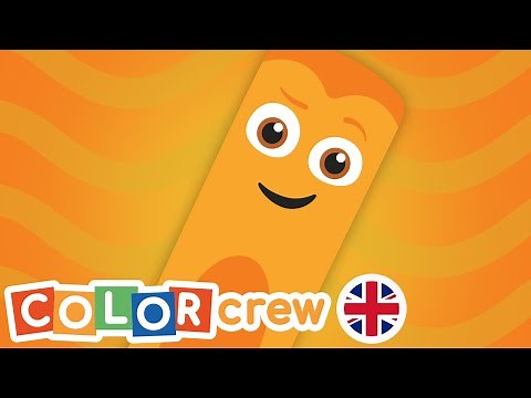 Toddler Learning Video | Color Crew - Orange | ‪@BabyFirstTV‬