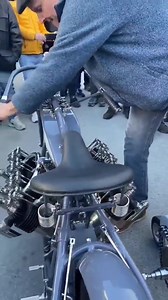 9.5M views · 269K reactions | The remote starter was temporary , it has its own! My friend Pavel Malaník built this from scratch. And yes he rides it! Find him on Facebook. Go to my homepage to see it going down the road! #motorcycles #motorcyclelife #vintagemotorcycles #handmade | L.A.Nik | Facebook