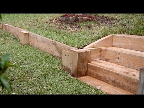 Easy DIY Retaining Wall