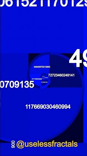 100 Fibonacci Numbers Become a Perfect Spiral