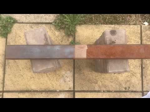 How to Remove Rust from Metal - Removing Rust from a Steel Beam with Jenolite