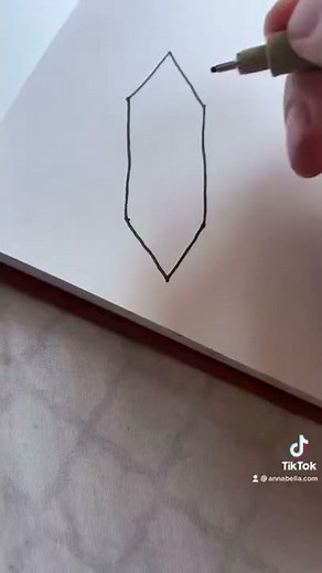 How to draw crystals