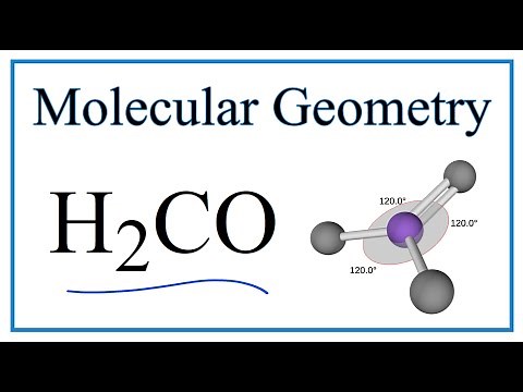 H2CO (Formaldehyde) Molecular Geometry, Bond Angles (and Electron Geometry)