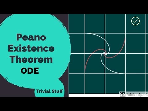 Peano's Existence Theorem ODE