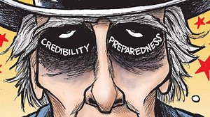 "Hear no COVID-19. See no COVID-19. Speak no COVID-19." | THE WEEK