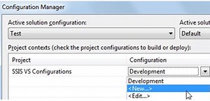 Using Visual Studio configurations in SSIS projects